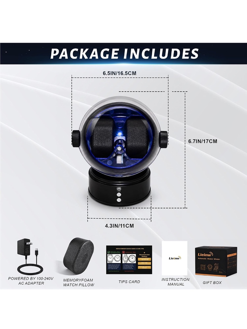 New Black Automatic Watch Winder - Picture 9 of 16
